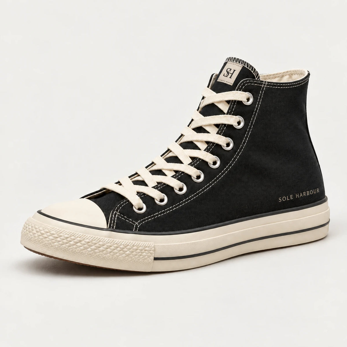 Sole Harbour Anchor 02 in Black / Chalk
