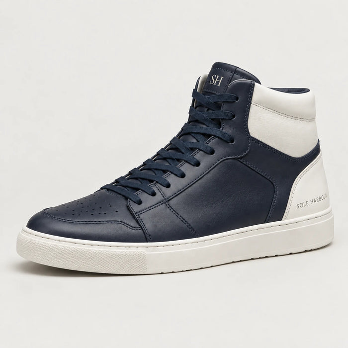 Tower 05 — Navy / White