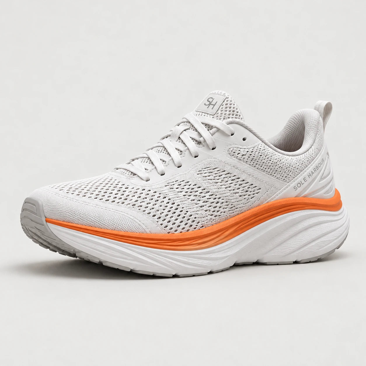 Sole Harbour Pace 01 sneaker in Chalk / Signal